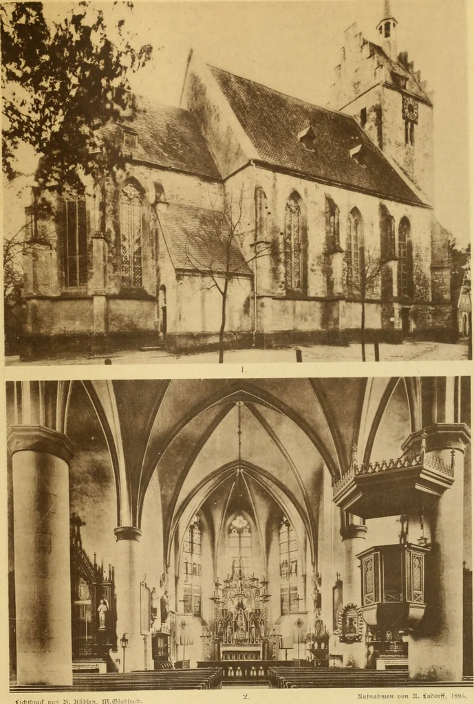 An illustration from Bau- und Kunstdenkmäler von Westfalen. Im Auftrage des Provinzial-Verbandes der Provinz Westfalen, 1897, leaf 236