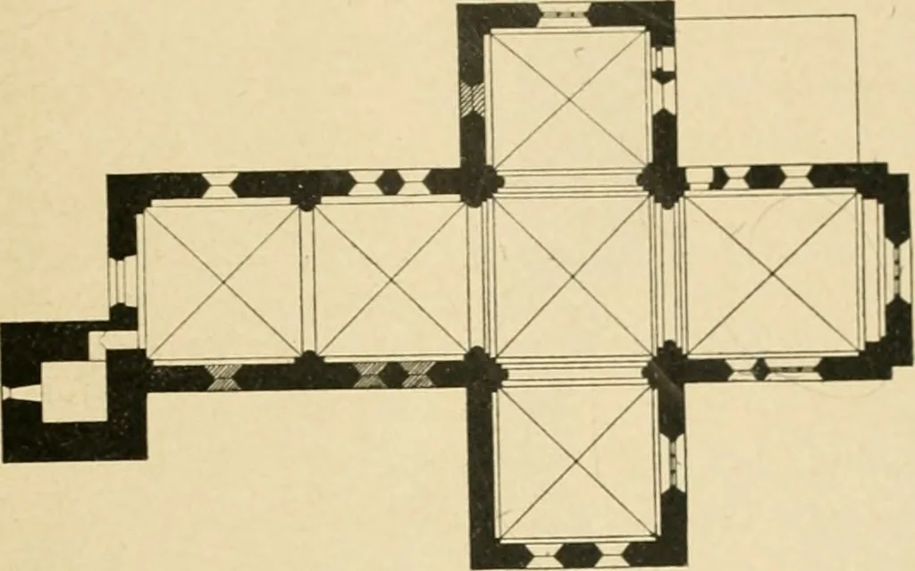 An illustration from Bau- und Kunstdenkmäler von Westfalen. Im Auftrage des Provinzial-Verbandes der Provinz Westfalen, 1897, leaf 46
