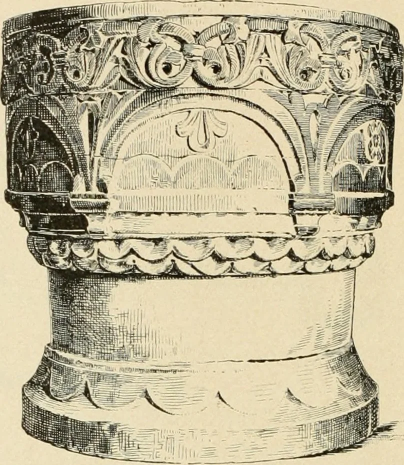 An illustration from Bau- und Kunstdenkmäler von Westfalen. Im Auftrage des Provinzial-Verbandes der Provinz Westfalen, 1897, leaf 47