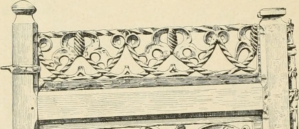 An illustration from Bau- und Kunstdenkmäler von Westfalen. Im Auftrage des Provinzial-Verbandes der Provinz Westfalen, 1897, leaf 47