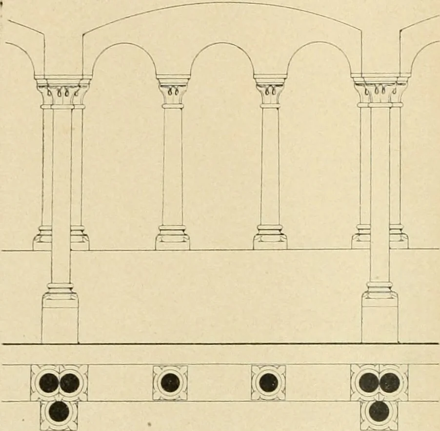 An illustration from Bau- und Kunstdenkmäler von Westfalen. Im Auftrage des Provinzial-Verbandes der Provinz Westfalen, 1897, leaf 49