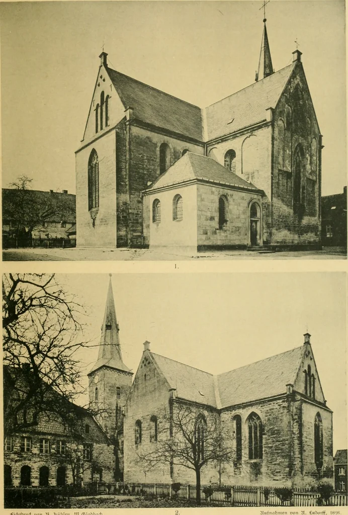 An illustration from Bau- und Kunstdenkmäler von Westfalen. Im Auftrage des Provinzial-Verbandes der Provinz Westfalen, 1897, leaf 50