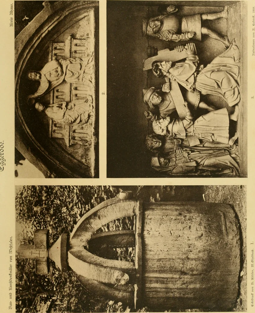 An illustration from Bau- und Kunstdenkmäler von Westfalen. Im Auftrage des Provinzial-Verbandes der Provinz Westfalen, 1897, leaf 60