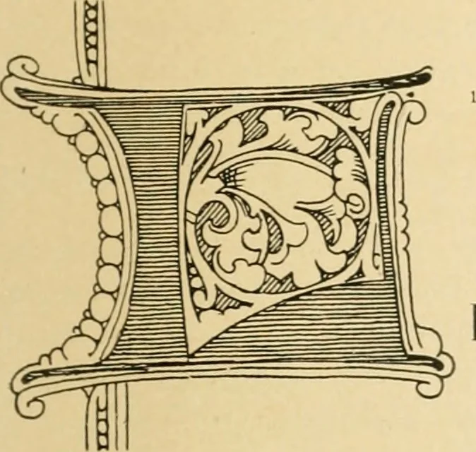 An illustration from Bau- und Kunstdenkmäler von Westfalen. Im Auftrage des Provinzial-Verbandes der Provinz Westfalen, 1897, leaf 82