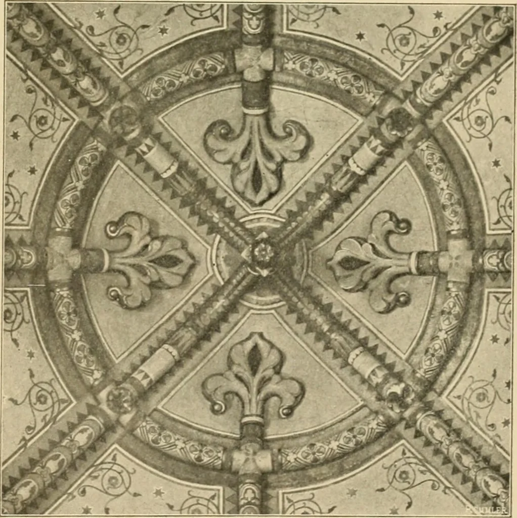 An illustration from Bau- und Kunstdenkmäler von Westfalen. Im Auftrage des Provinzial-Verbandes der Provinz Westfalen, 1897, leaf 86