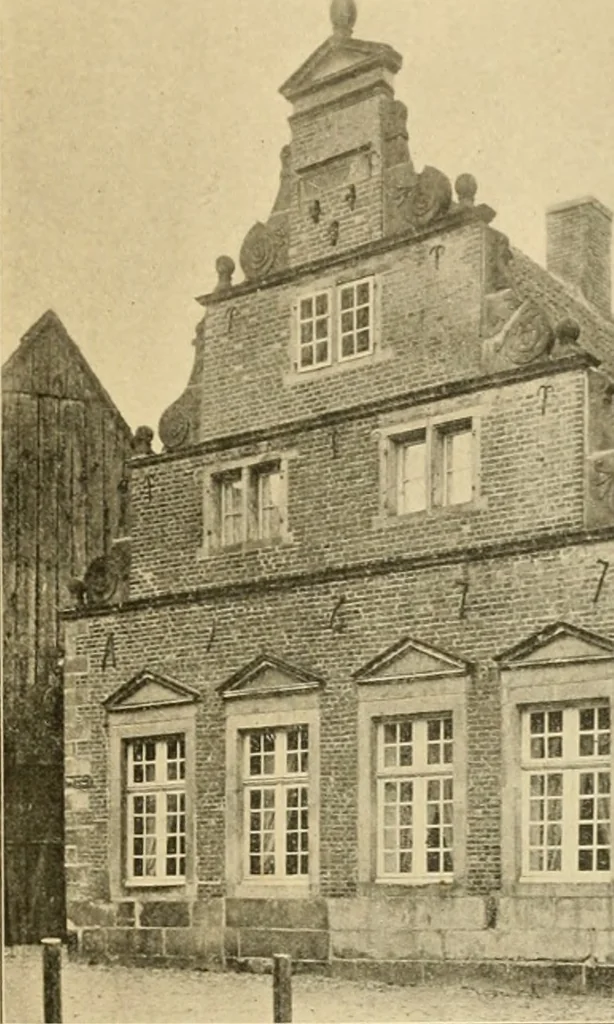 An illustration from Bau- und Kunstdenkmäler von Westfalen. Im Auftrage des Provinzial-Verbandes der Provinz Westfalen, 1897, leaf 88