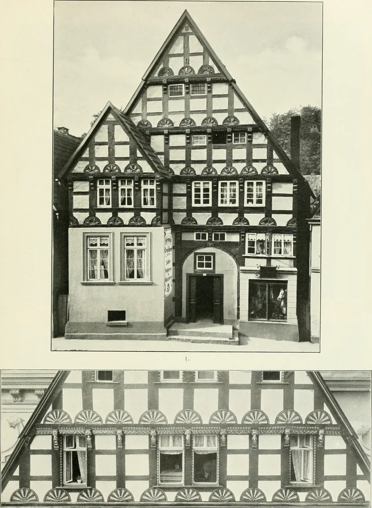 An illustration from Bau- und Kunstdenkmäler von Westfalen. Im Auftrage des Provinzial-Verbandes der Provinz Westfalen, 1897, leaf 106
