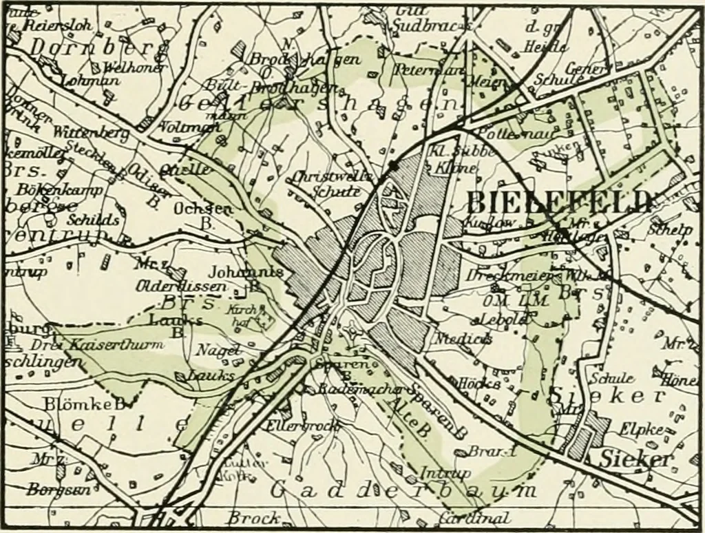 An illustration from Bau- und Kunstdenkmäler von Westfalen. Im Auftrage des Provinzial-Verbandes der Provinz Westfalen, 1897, leaf 16