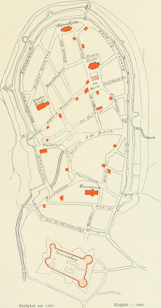An illustration from Bau- und Kunstdenkmäler von Westfalen. Im Auftrage des Provinzial-Verbandes der Provinz Westfalen, 1897, leaf 18