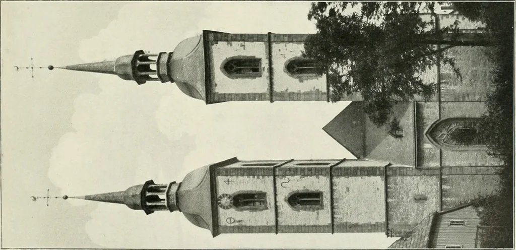 An illustration from Bau- und Kunstdenkmäler von Westfalen. Im Auftrage des Provinzial-Verbandes der Provinz Westfalen, 1897, leaf 34