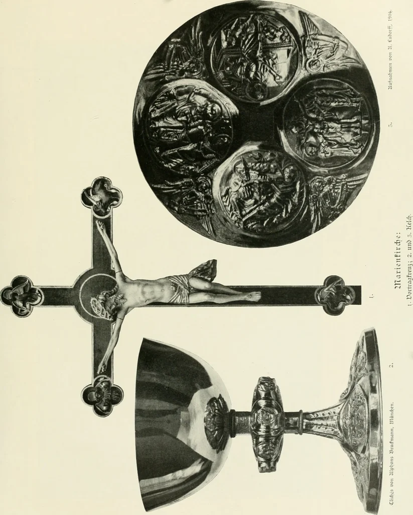 An illustration from Bau- und Kunstdenkmäler von Westfalen. Im Auftrage des Provinzial-Verbandes der Provinz Westfalen, 1897, leaf 48