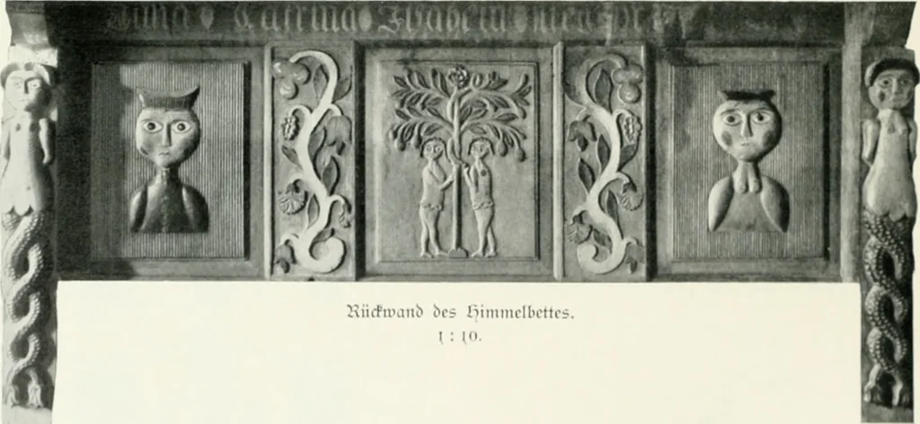 An illustration from Bau- und Kunstdenkmäler von Westfalen. Im Auftrage des Provinzial-Verbandes der Provinz Westfalen, 1897, leaf 79