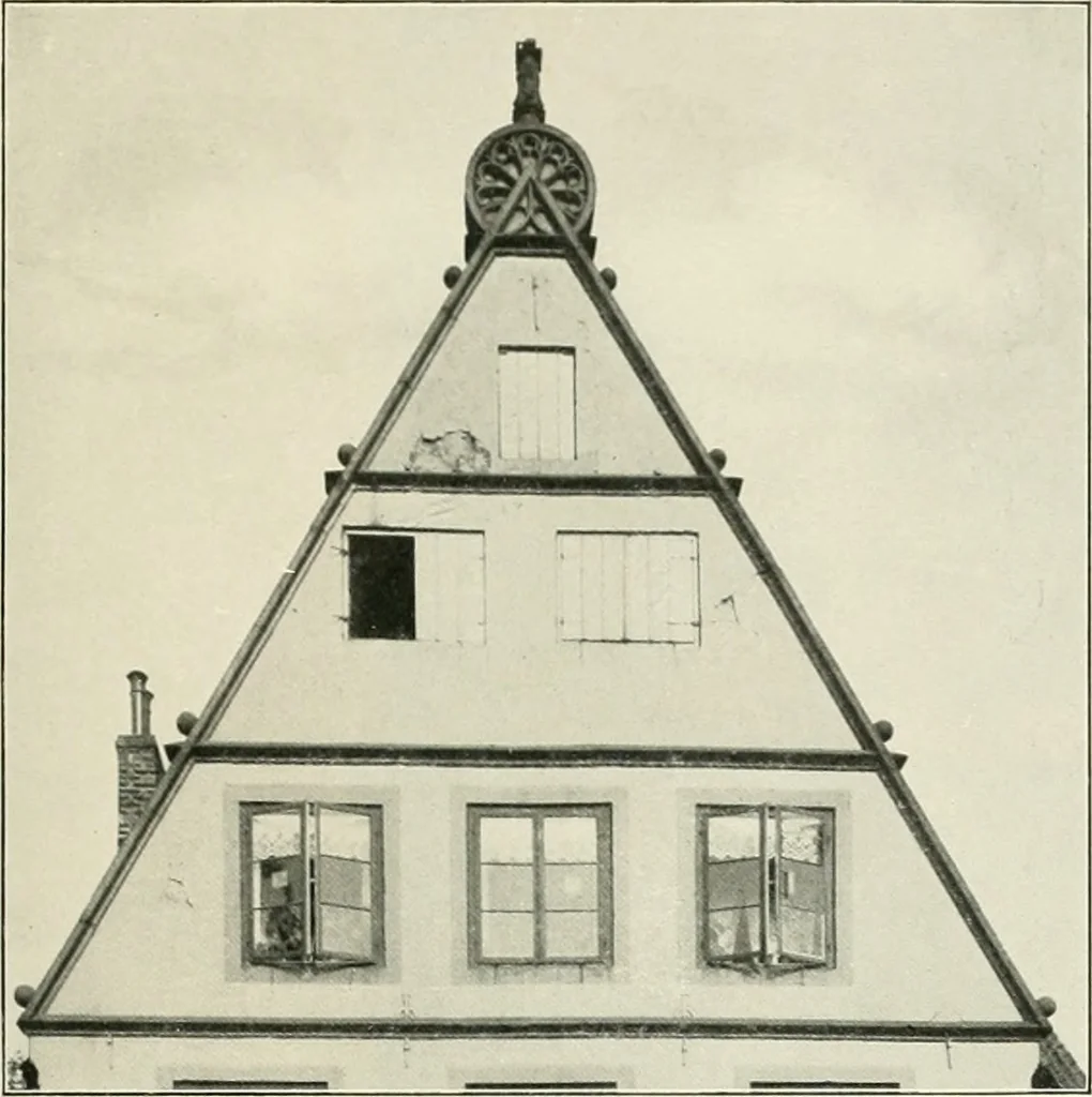 An illustration from Bau- und Kunstdenkmäler von Westfalen. Im Auftrage des Provinzial-Verbandes der Provinz Westfalen, 1897, leaf 96