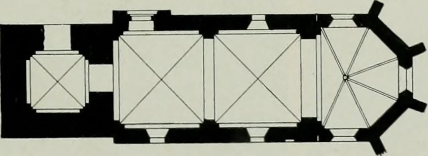 An illustration from Bau- und Kunstdenkmäler von Westfalen. Im Auftrage des Provinzial-Verbandes der Provinz Westfalen, 1897, leaf 100