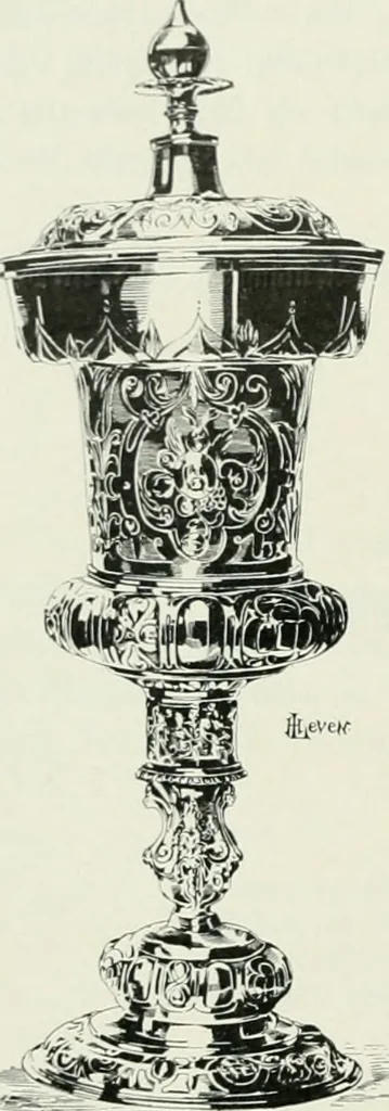 An illustration from Bau- und Kunstdenkmäler von Westfalen. Im Auftrage des Provinzial-Verbandes der Provinz Westfalen, 1897, leaf 101