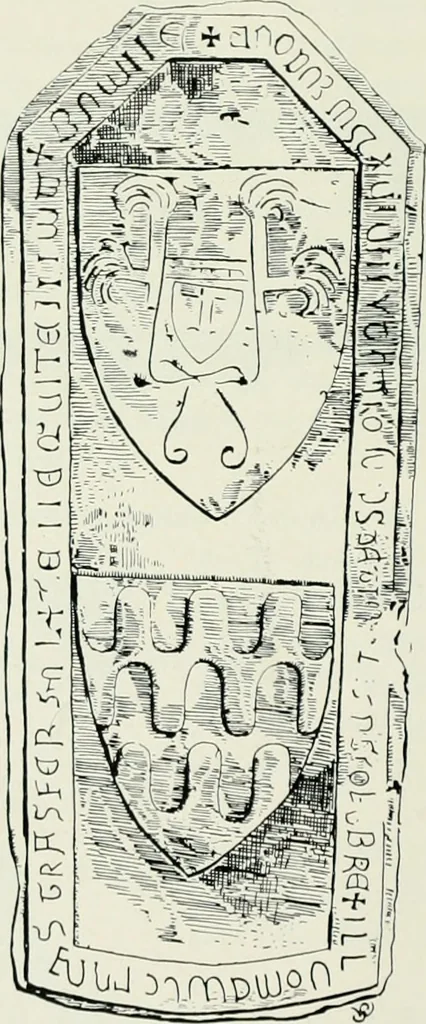 An illustration from Bau- und Kunstdenkmäler von Westfalen. Im Auftrage des Provinzial-Verbandes der Provinz Westfalen, 1897, leaf 107