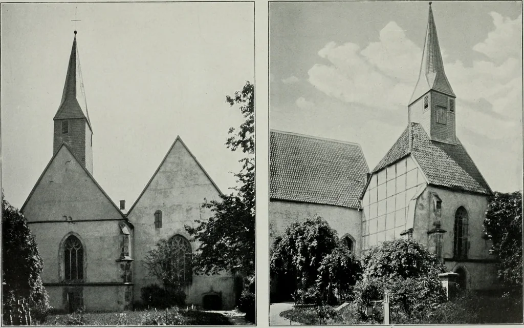 An illustration from Bau- und Kunstdenkmäler von Westfalen. Im Auftrage des Provinzial-Verbandes der Provinz Westfalen, 1897, leaf 108