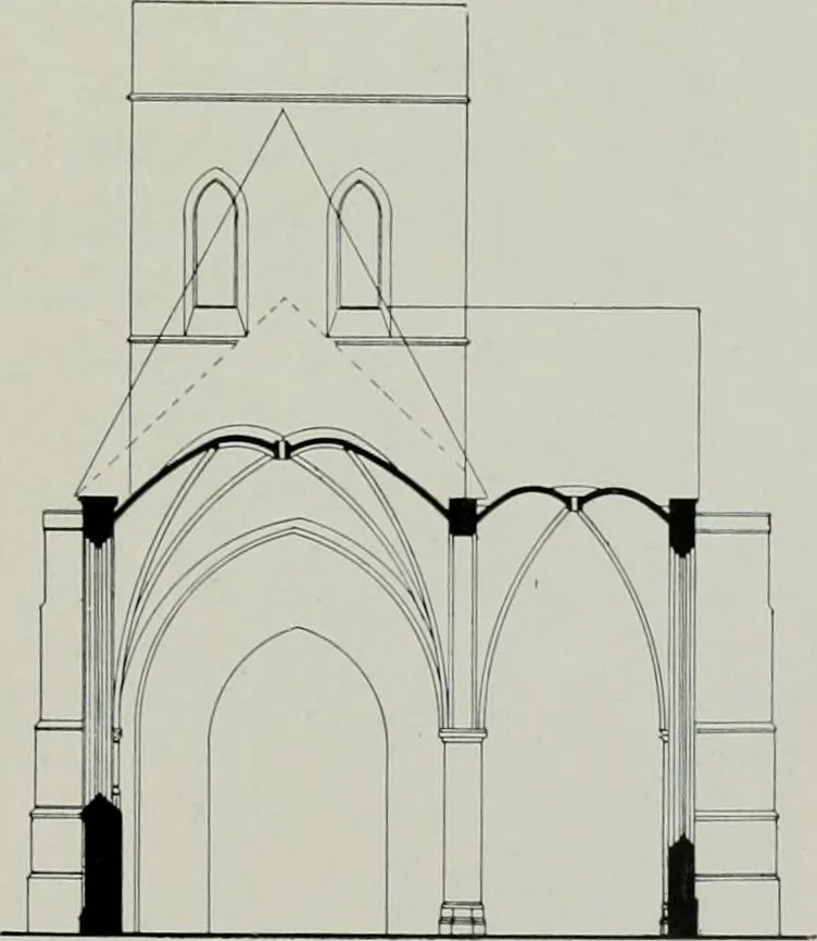 An illustration from Bau- und Kunstdenkmäler von Westfalen. Im Auftrage des Provinzial-Verbandes der Provinz Westfalen, 1897, leaf 116