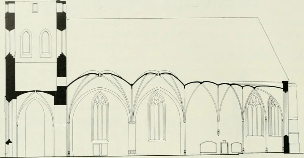 An illustration from Bau- und Kunstdenkmäler von Westfalen. Im Auftrage des Provinzial-Verbandes der Provinz Westfalen, 1897, leaf 117