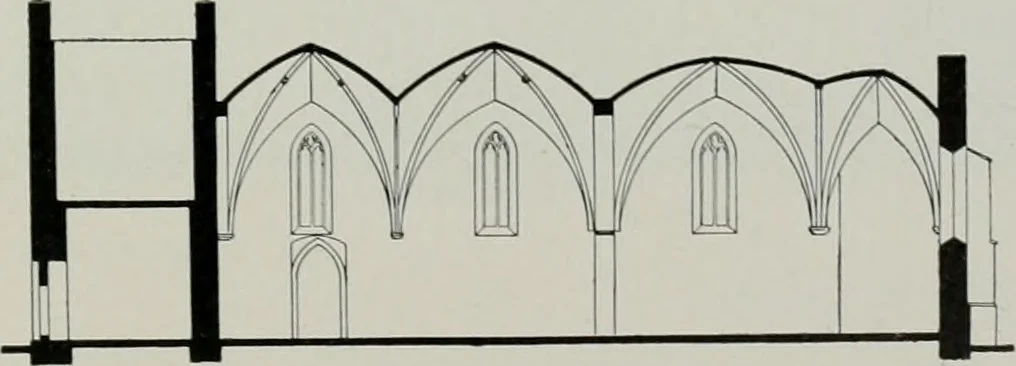 An illustration from Bau- und Kunstdenkmäler von Westfalen. Im Auftrage des Provinzial-Verbandes der Provinz Westfalen, 1897, leaf 136