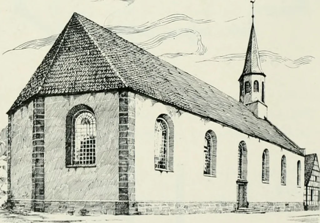An illustration from Bau- und Kunstdenkmäler von Westfalen. Im Auftrage des Provinzial-Verbandes der Provinz Westfalen, 1897, leaf 137