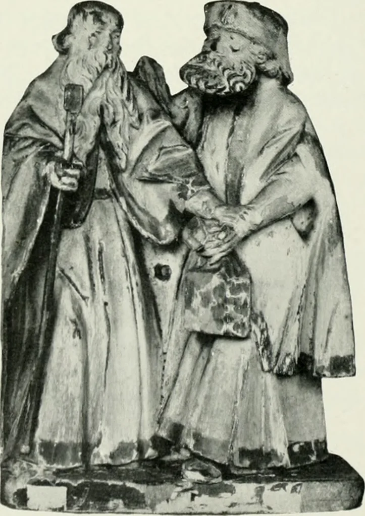An illustration from Bau- und Kunstdenkmäler von Westfalen. Im Auftrage des Provinzial-Verbandes der Provinz Westfalen, 1897, leaf 141