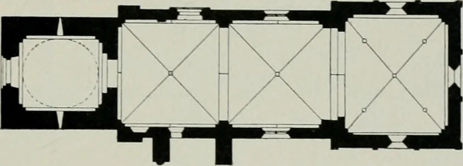 An illustration from Bau- und Kunstdenkmäler von Westfalen. Im Auftrage des Provinzial-Verbandes der Provinz Westfalen, 1897, leaf 142