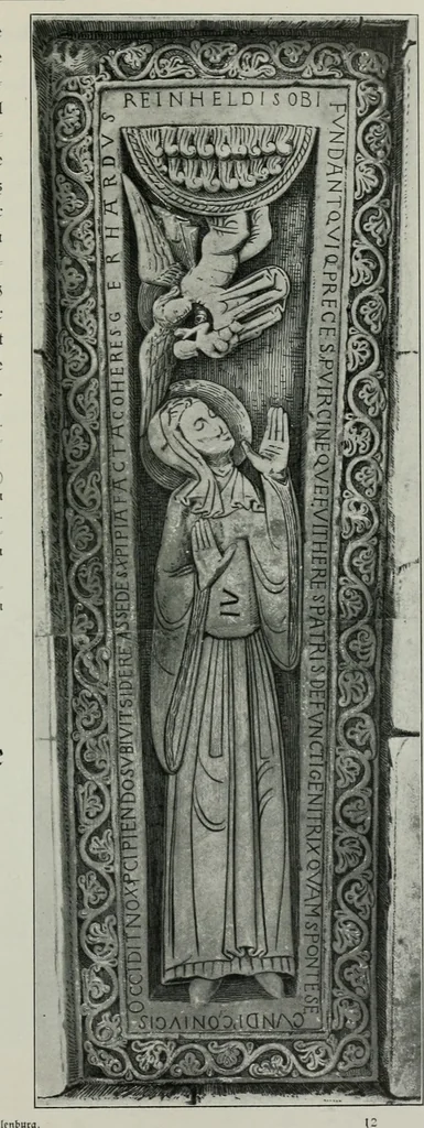 An illustration from Bau- und Kunstdenkmäler von Westfalen. Im Auftrage des Provinzial-Verbandes der Provinz Westfalen, 1897, leaf 152