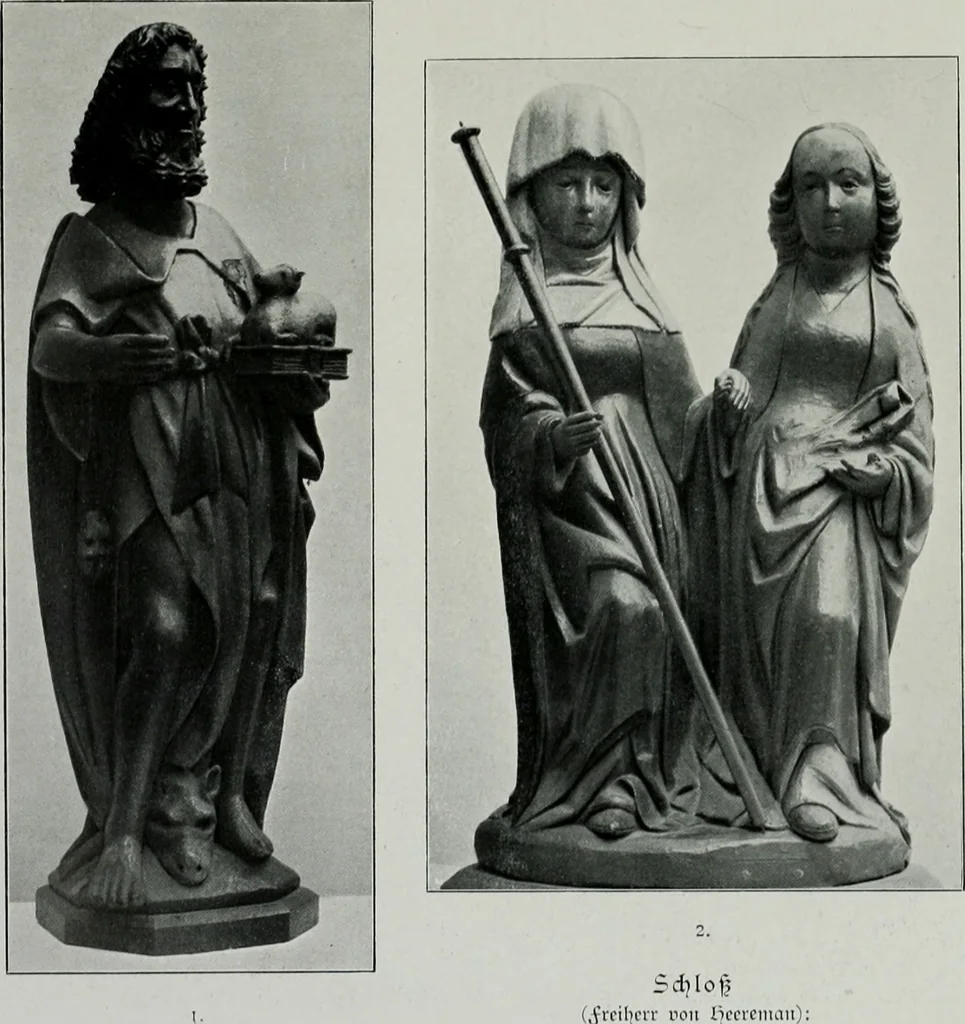An illustration from Bau- und Kunstdenkmäler von Westfalen. Im Auftrage des Provinzial-Verbandes der Provinz Westfalen, 1897, leaf 156