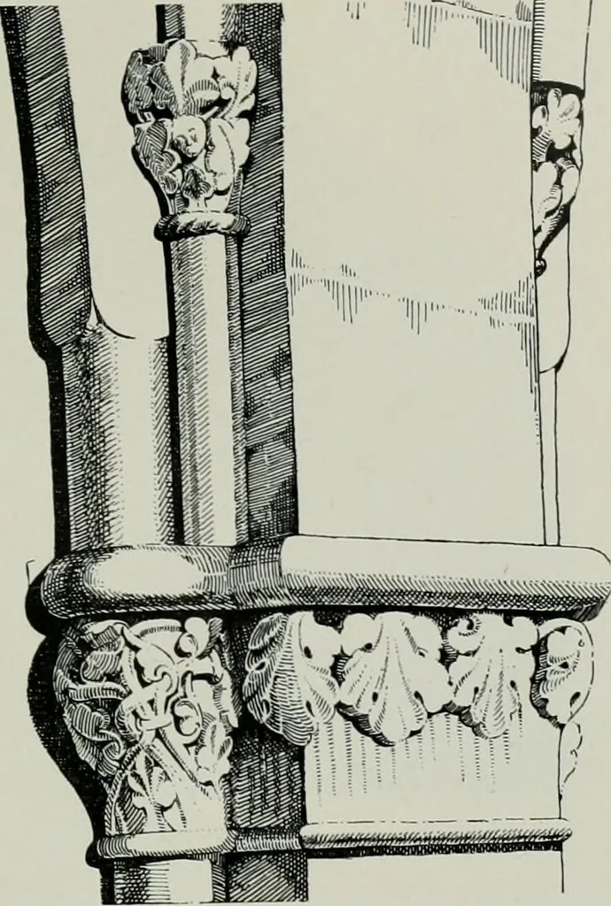 An illustration from Bau- und Kunstdenkmäler von Westfalen. Im Auftrage des Provinzial-Verbandes der Provinz Westfalen, 1897, leaf 164
