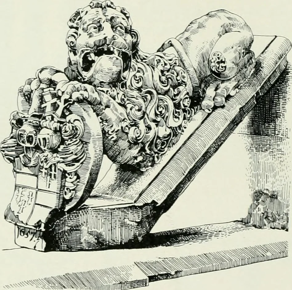 An illustration from Bau- und Kunstdenkmäler von Westfalen. Im Auftrage des Provinzial-Verbandes der Provinz Westfalen, 1897, leaf 165