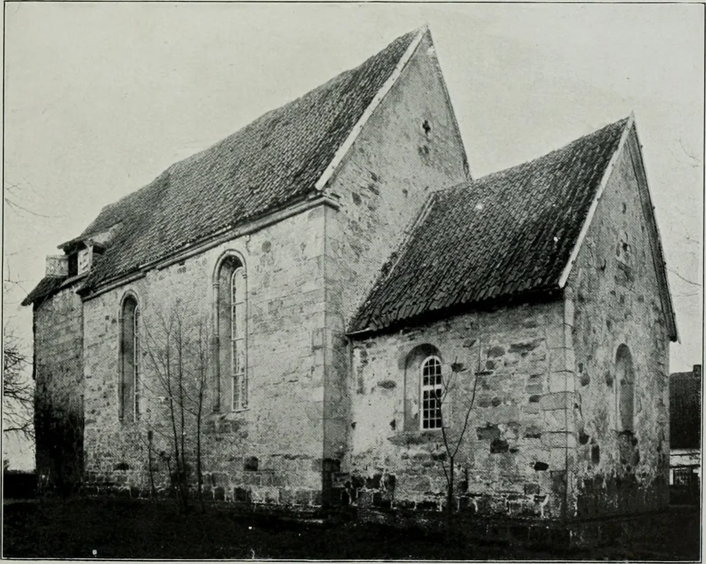 An illustration from Bau- und Kunstdenkmäler von Westfalen. Im Auftrage des Provinzial-Verbandes der Provinz Westfalen, 1897, leaf 166