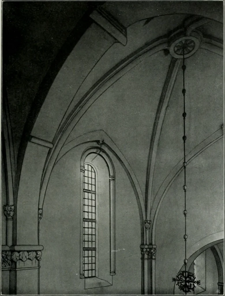 An illustration from Bau- und Kunstdenkmäler von Westfalen. Im Auftrage des Provinzial-Verbandes der Provinz Westfalen, 1897, leaf 170