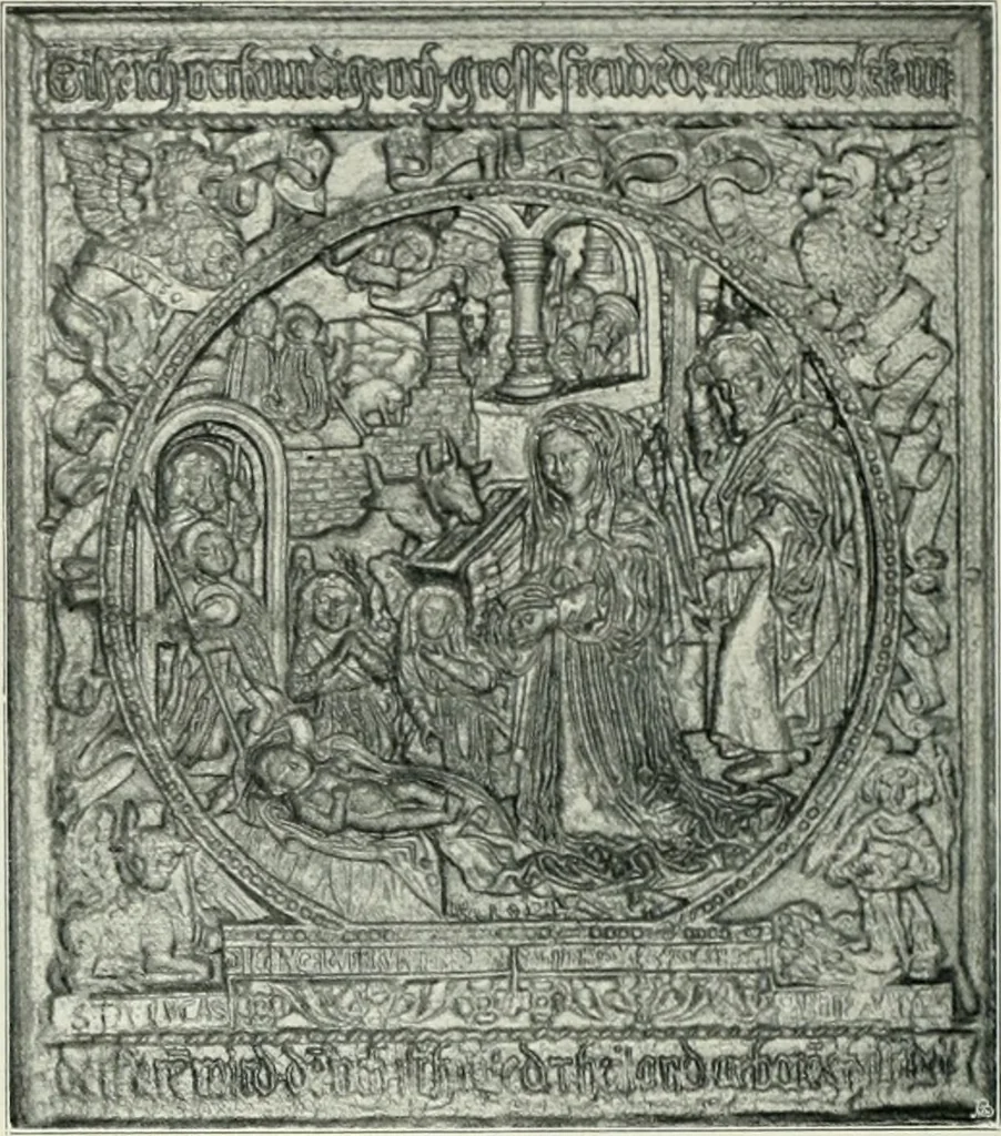 An illustration from Bau- und Kunstdenkmäler von Westfalen. Im Auftrage des Provinzial-Verbandes der Provinz Westfalen, 1897, leaf 177