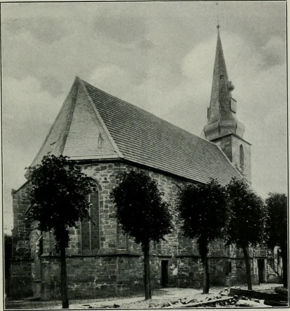 An illustration from Bau- und Kunstdenkmäler von Westfalen. Im Auftrage des Provinzial-Verbandes der Provinz Westfalen, 1897, leaf 42