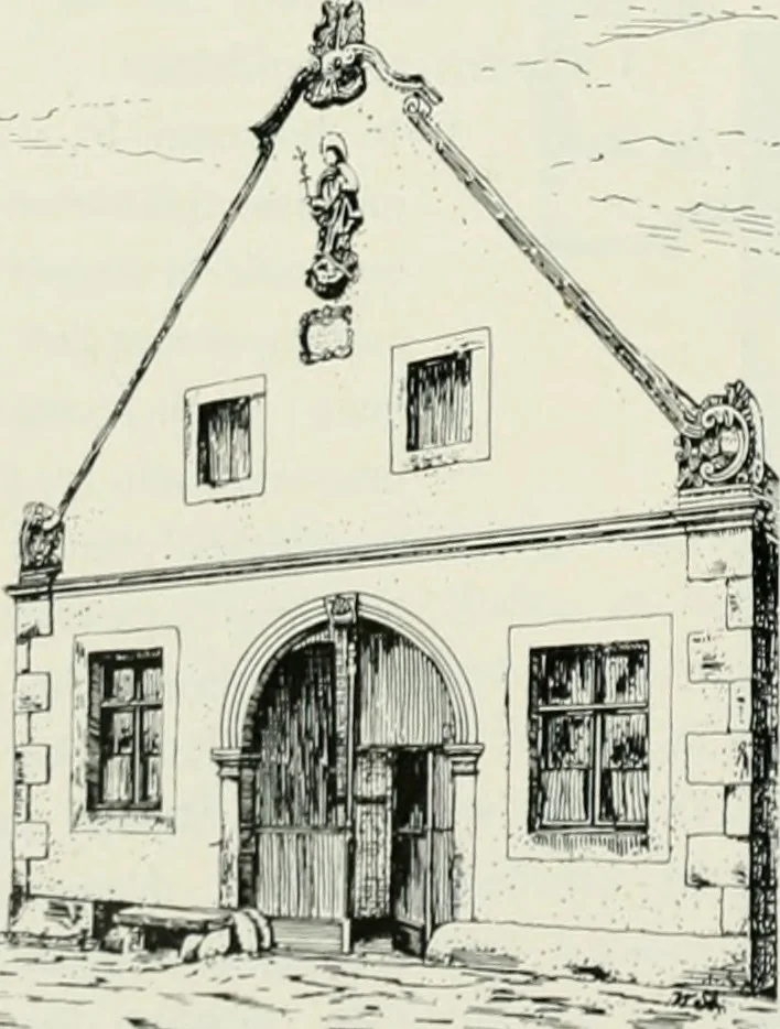 An illustration from Bau- und Kunstdenkmäler von Westfalen. Im Auftrage des Provinzial-Verbandes der Provinz Westfalen, 1897, leaf 43