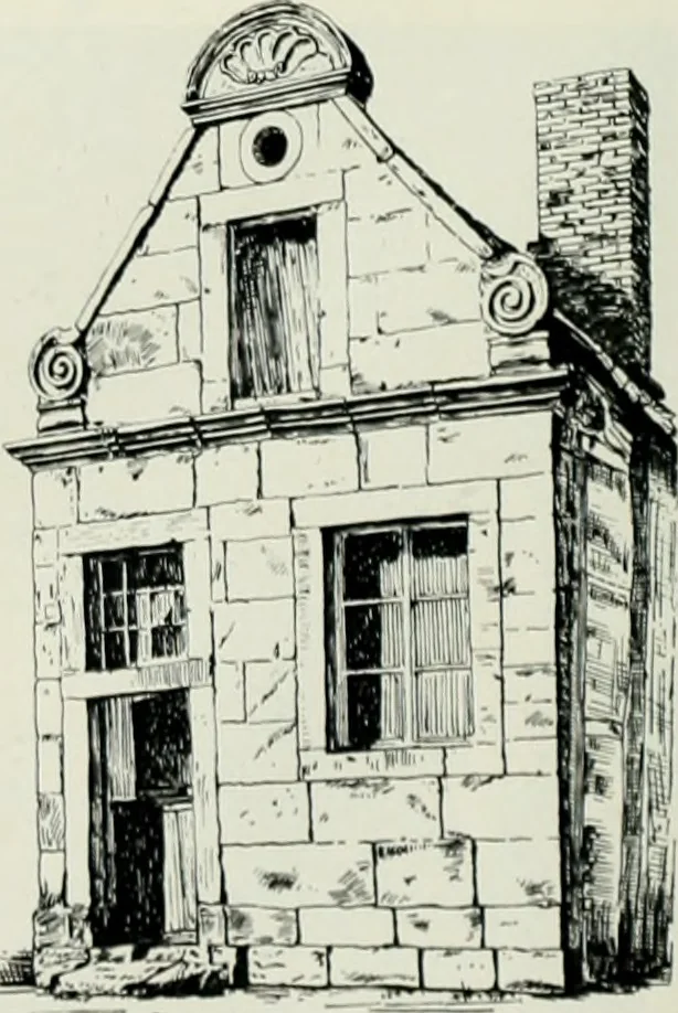 An illustration from Bau- und Kunstdenkmäler von Westfalen. Im Auftrage des Provinzial-Verbandes der Provinz Westfalen, 1897, leaf 43