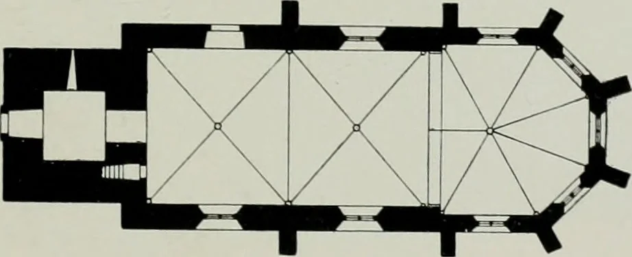An illustration from Bau- und Kunstdenkmäler von Westfalen. Im Auftrage des Provinzial-Verbandes der Provinz Westfalen, 1897, leaf 48