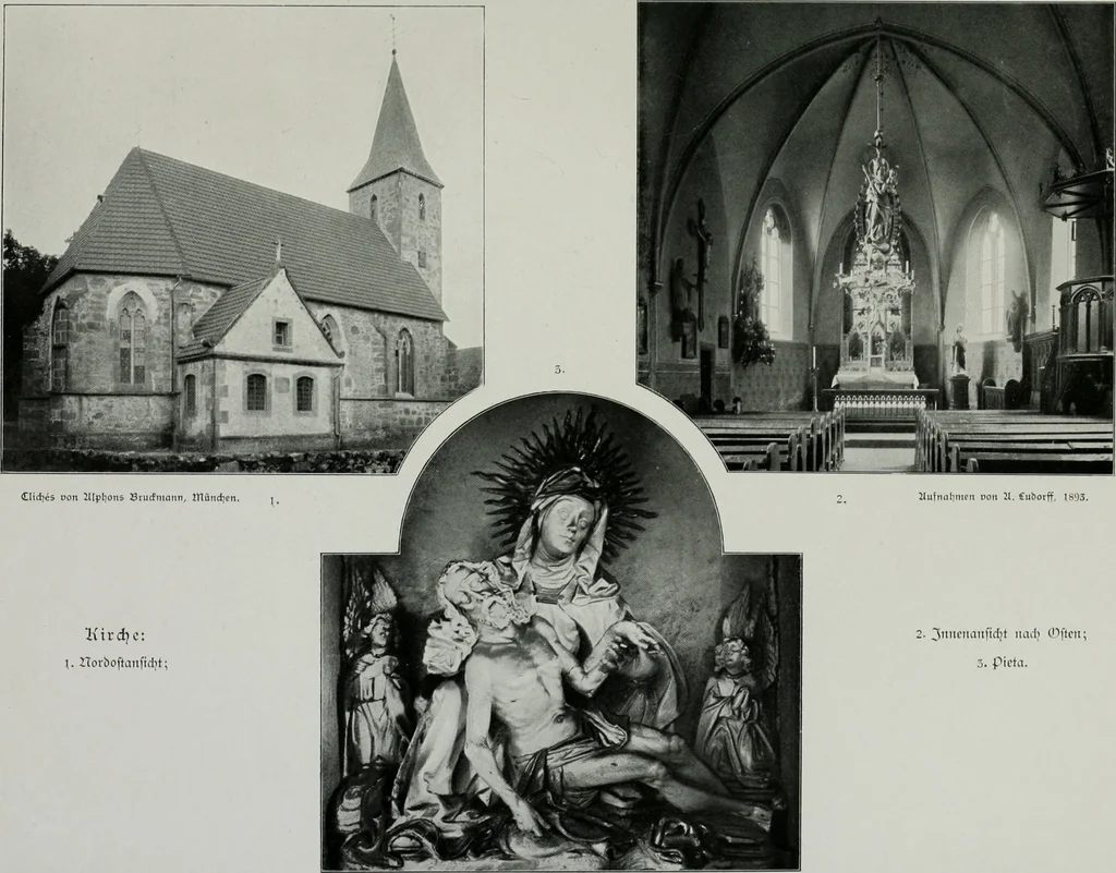 An illustration from Bau- und Kunstdenkmäler von Westfalen. Im Auftrage des Provinzial-Verbandes der Provinz Westfalen, 1897, leaf 56