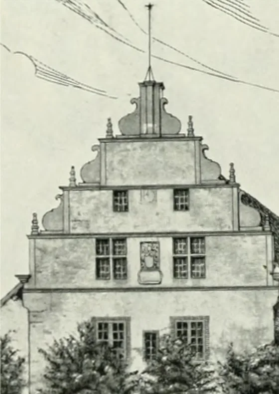 An illustration from Bau- und Kunstdenkmäler von Westfalen. Im Auftrage des Provinzial-Verbandes der Provinz Westfalen, 1897, leaf 67