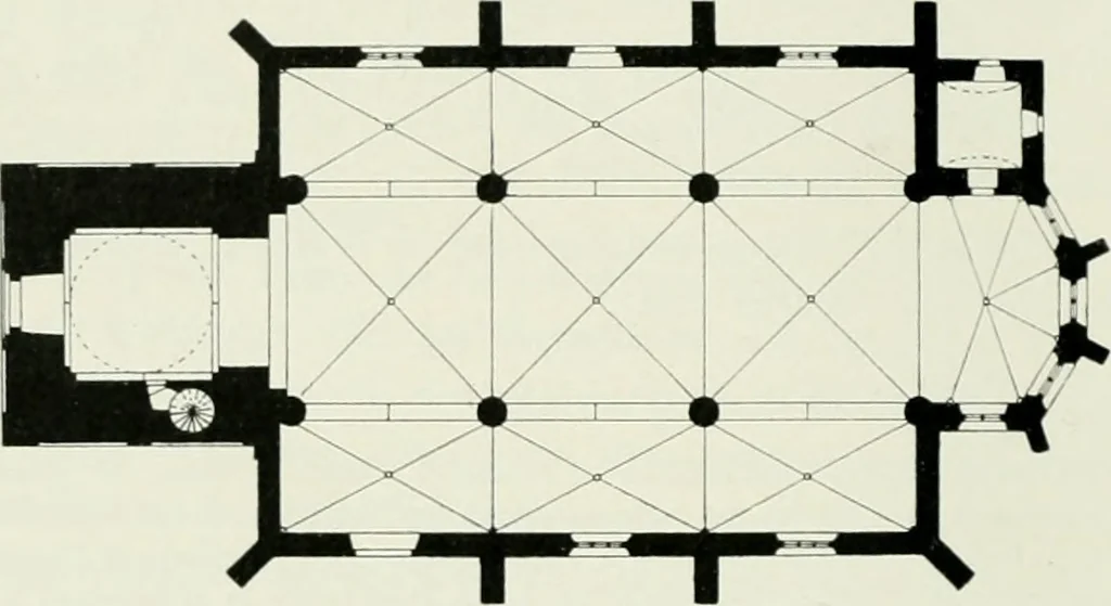 An illustration from Bau- und Kunstdenkmäler von Westfalen. Im Auftrage des Provinzial-Verbandes der Provinz Westfalen, 1897, leaf 89