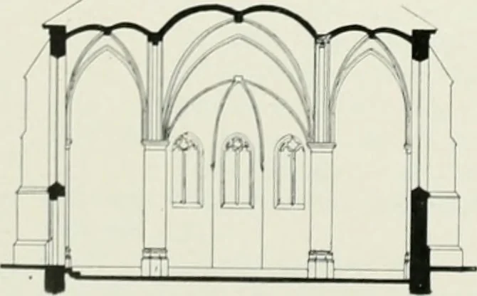 An illustration from Bau- und Kunstdenkmäler von Westfalen. Im Auftrage des Provinzial-Verbandes der Provinz Westfalen, 1897, leaf 89