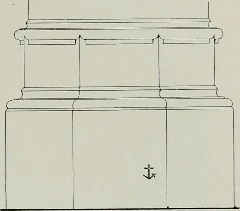 An illustration from Bau- und Kunstdenkmäler von Westfalen. Im Auftrage des Provinzial-Verbandes der Provinz Westfalen, 1897, leaf 90