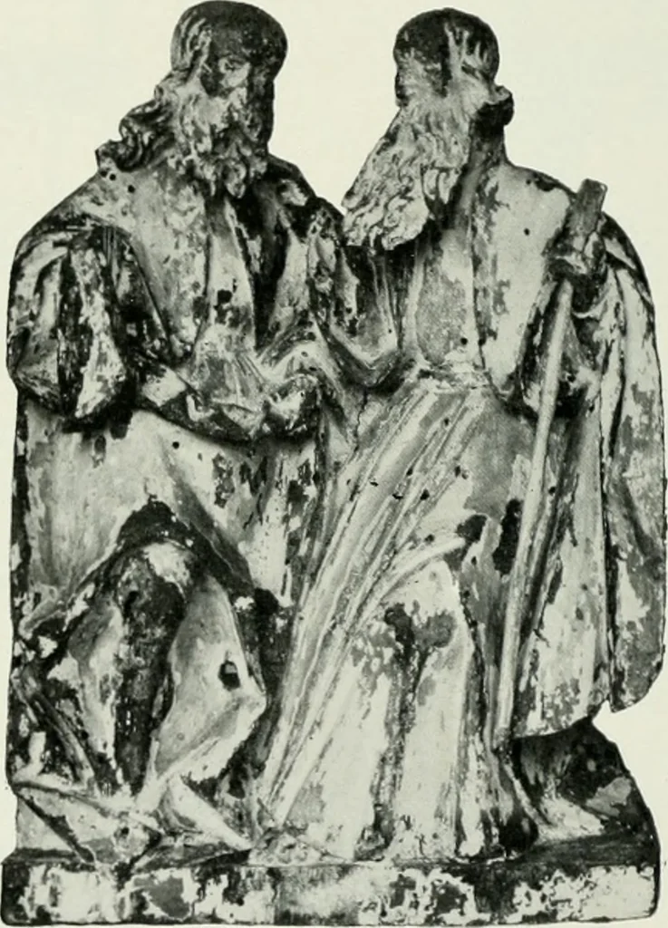 An illustration from Bau- und Kunstdenkmäler von Westfalen. Im Auftrage des Provinzial-Verbandes der Provinz Westfalen, 1897, leaf 91