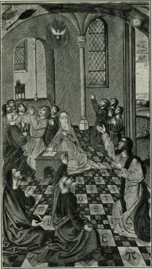 An illustration from Bau- und Kunstdenkmäler von Westfalen. Im Auftrage des Provinzial-Verbandes der Provinz Westfalen, 1897, leaf 98
