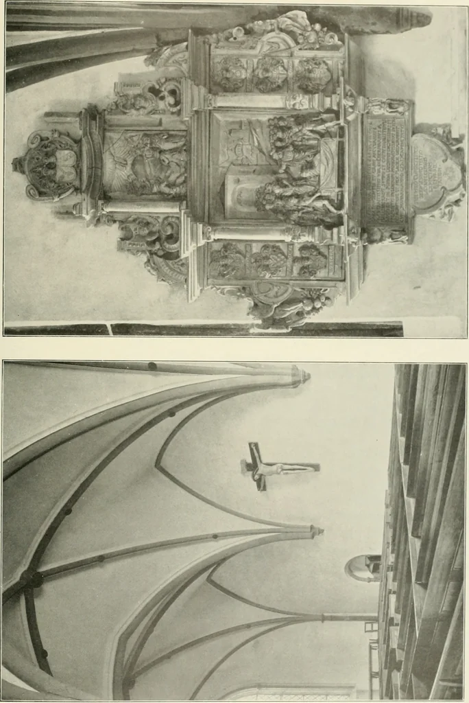 An illustration from Bau- und Kunstdenkmäler von Westfalen. Im Auftrage des Provinzial-Verbandes der Provinz Westfalen, 1897, leaf 106