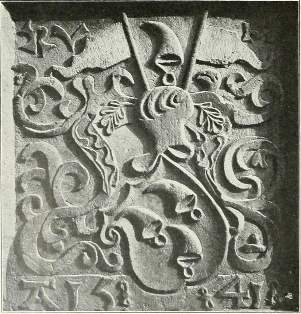 An illustration from Bau- und Kunstdenkmäler von Westfalen. Im Auftrage des Provinzial-Verbandes der Provinz Westfalen, 1897, leaf 115
