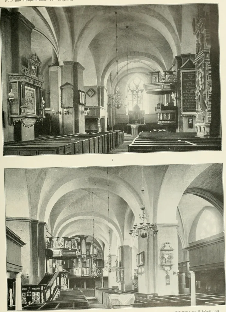 An illustration from Bau- und Kunstdenkmäler von Westfalen. Im Auftrage des Provinzial-Verbandes der Provinz Westfalen, 1897, leaf 118
