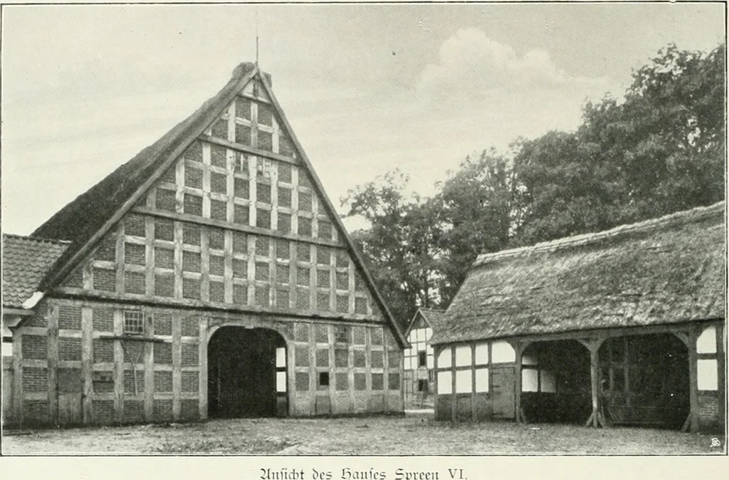 An illustration from Bau- und Kunstdenkmäler von Westfalen. Im Auftrage des Provinzial-Verbandes der Provinz Westfalen, 1897, leaf 147