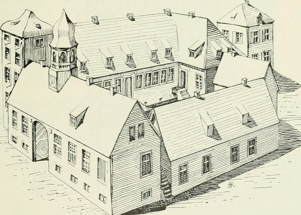 An illustration from Bau- und Kunstdenkmäler von Westfalen. Im Auftrage des Provinzial-Verbandes der Provinz Westfalen, 1897, leaf 64
